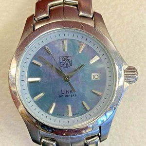 Women's Tag Heuer Link Swiss Quartz WJF1312 26mm MoP Dial 20ATM - VWG EB 33